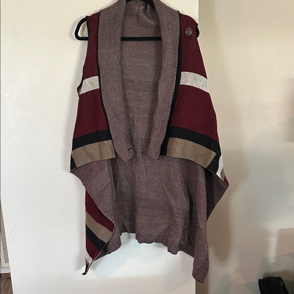 Source Unknown Multicolor Poncho - Picture 3 of 3